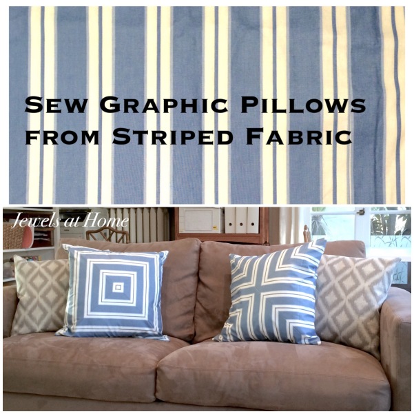 From Simple Stripes to Great Graphic Throw Pillows | Jewels at Home